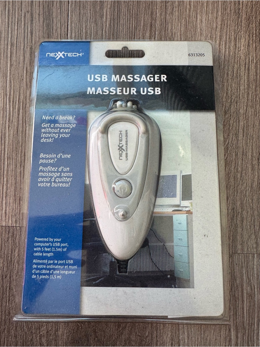 Nexxtech USB Powered Handheld Electronic Massager NIB Desk Relax Tool